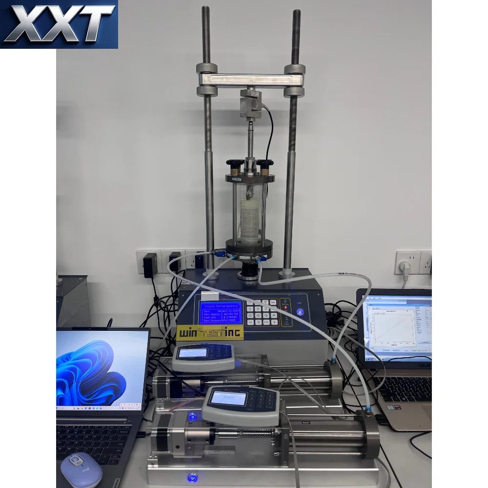 XXT Triaxial Compression Test High Precision Soil Shear Strength Testing Geotechnical Laboratory Equipment