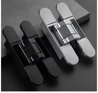Three Dimensional Adjustable Invisible Hinge Zinc Alloy Furniture Hinges Concealed Door Hinge Folding Door Silent Hinges