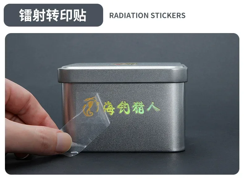 Customized UV Transfer Sticker Crystal Logo Separation  Hot Stamping Metal Trademark