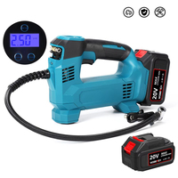 18V Battery With Digital Display Electric Air Pump High Pressure Cordless Inflatable Pump Portable Car Pneumatic Tool