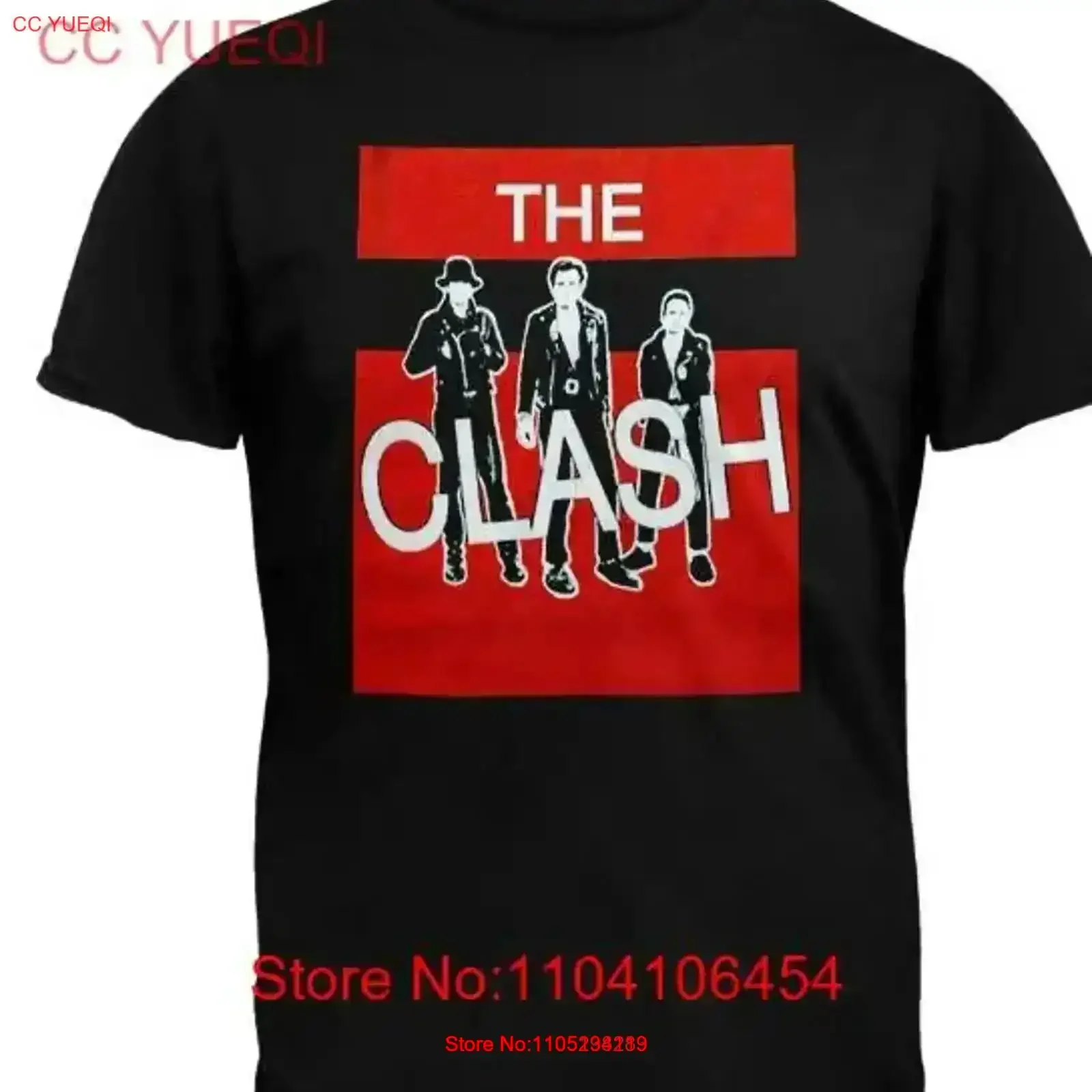 The Clash T Shirt Full Size New Mom gift fan vintage Washed Slightly Versatile Comfortable Stretched designer clothes homme