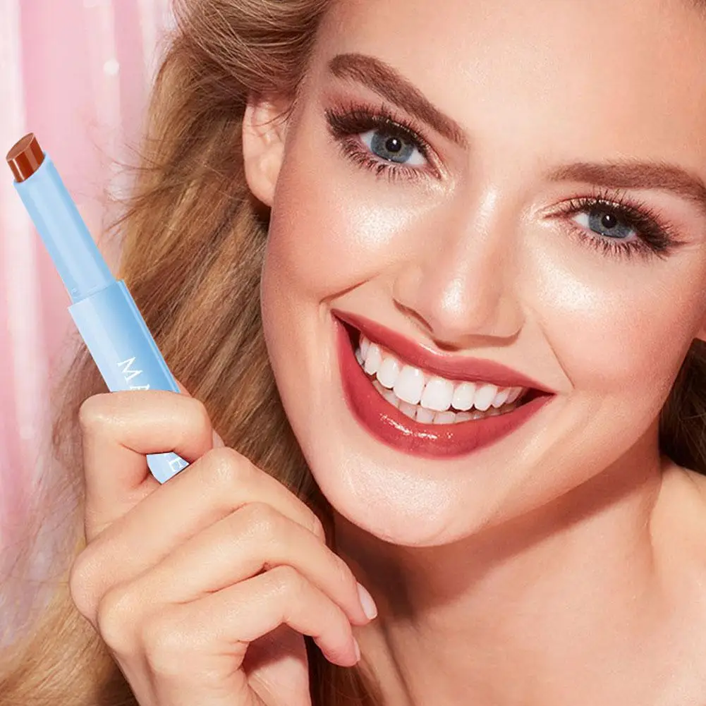 6 colori gelatina rossetto penna-impressa lucidalabbra solido lucidalabbra acqua balsamo per labbra cosmetici colorazione facile duraturo Dewy Moisturi O3V4