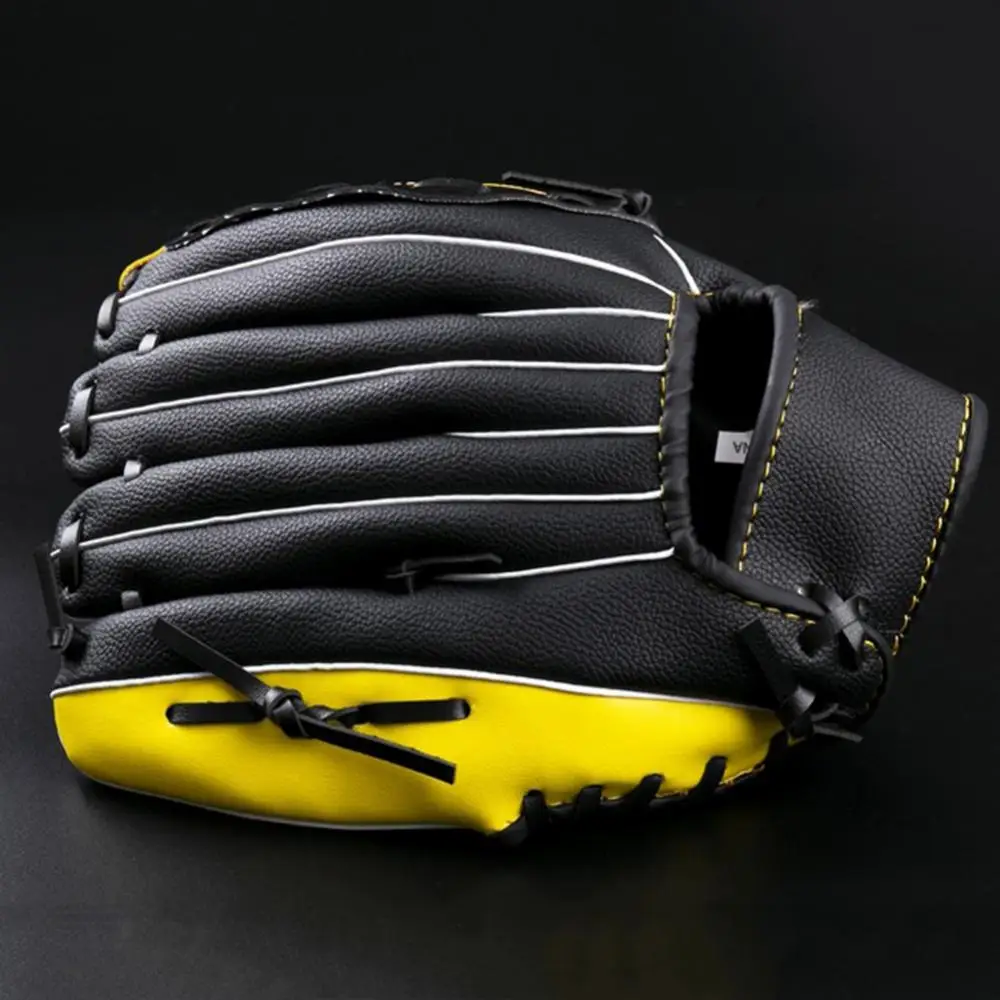 Rękawice baseballowe Faux Leather Kids dorosły trening lewostronny rękawice baseballowe Softball wysokiej jakości rękawice sportowe