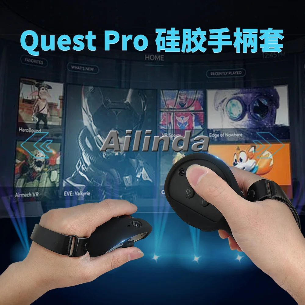 For Meta Quest pro Handle Silicone Case Quest pro VR Accessory Case