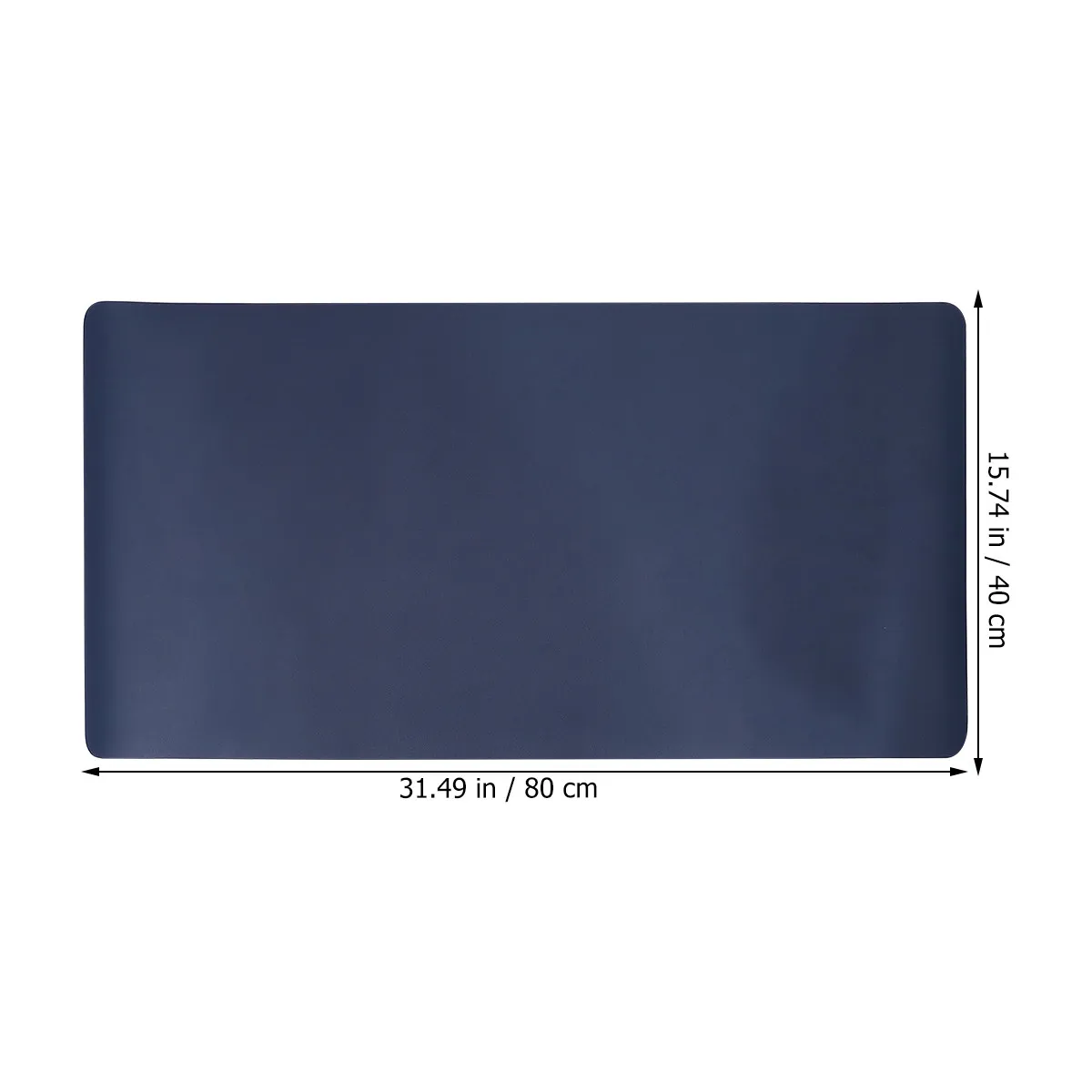 Large Double-Sided PU Mouse Mat Smooth Precise Control for Gaming Laptop Desktop Office Yellow Dark Blue