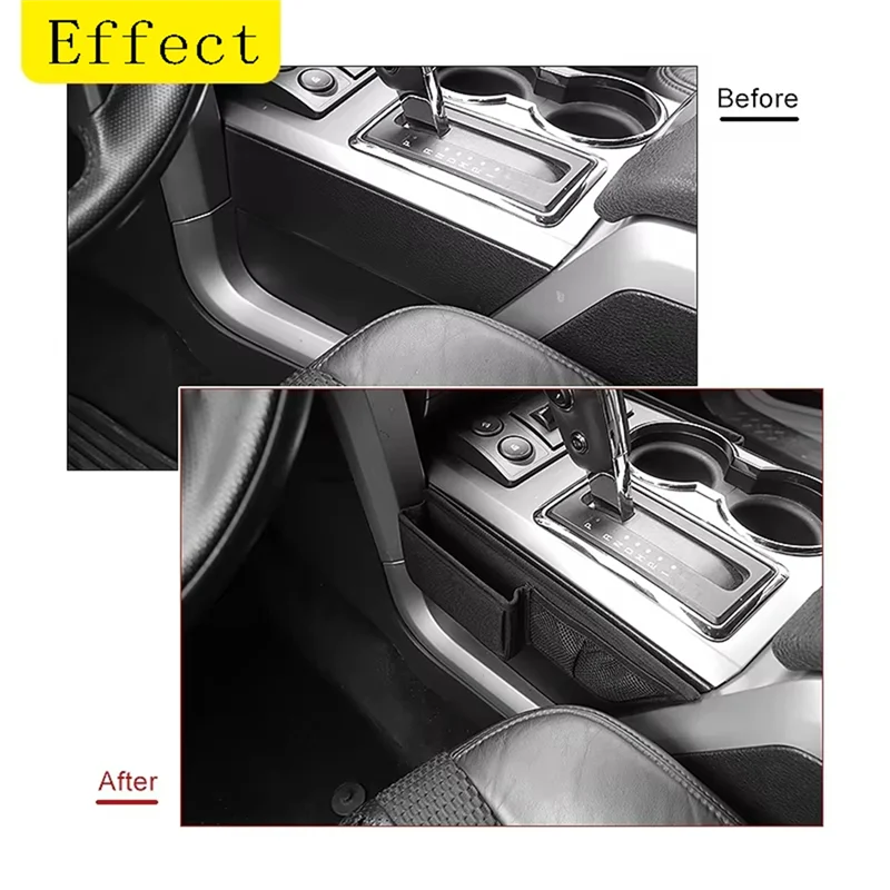 L10A سيارة والعتاد التحول حقيبة التخزين درج منظم تستيفها لفورد F150 رابتور 2009-2014