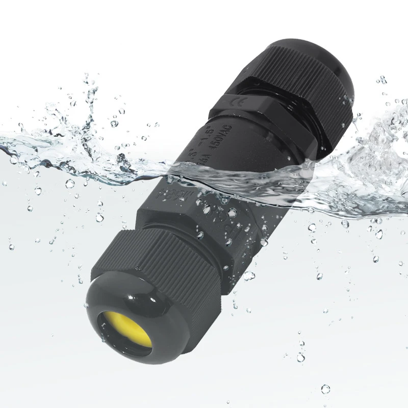 

IP68 Waterproof Connector LED Cable 1/ 2/3/4/5/6Pin Adapter terminal Outdoor Rain Proof of Electric Wire No Welding for Screws