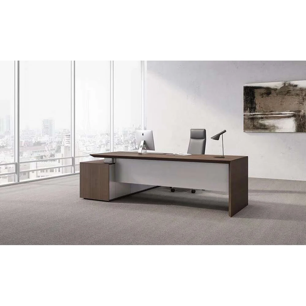 High Quality 1 Piece Modern Luxury Ceo Wooden Executive Table Office Desk