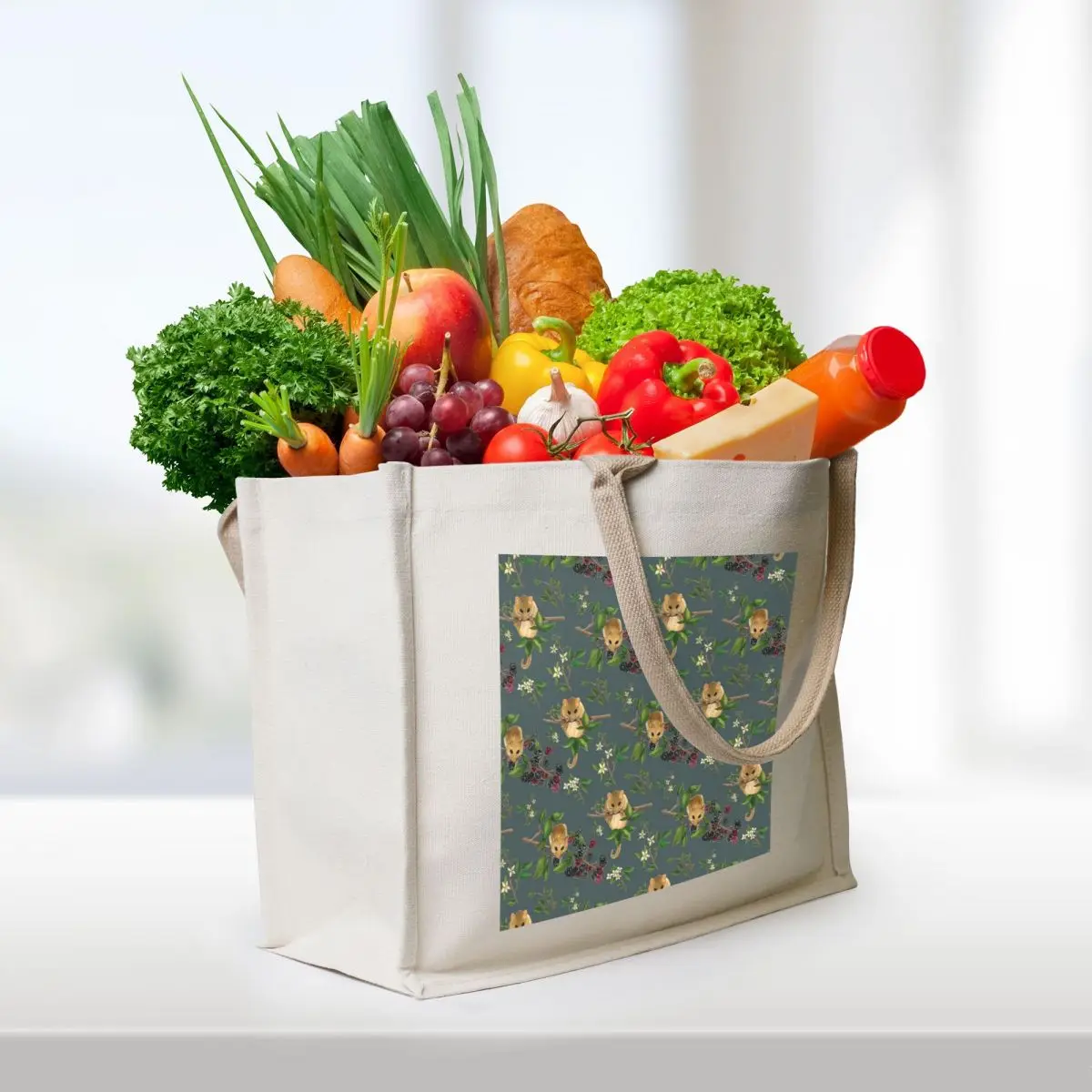 Hazel Dormouse Tote Bag bag luxury women tote bag the tote