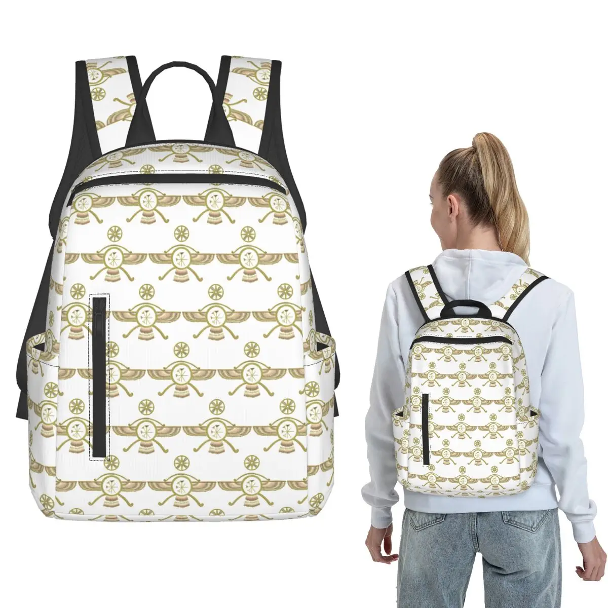 

Anu The Ultimate Sumerian God Backpack Large Capacity Kids BookBag School Bag Shoulder Bags for Men Women