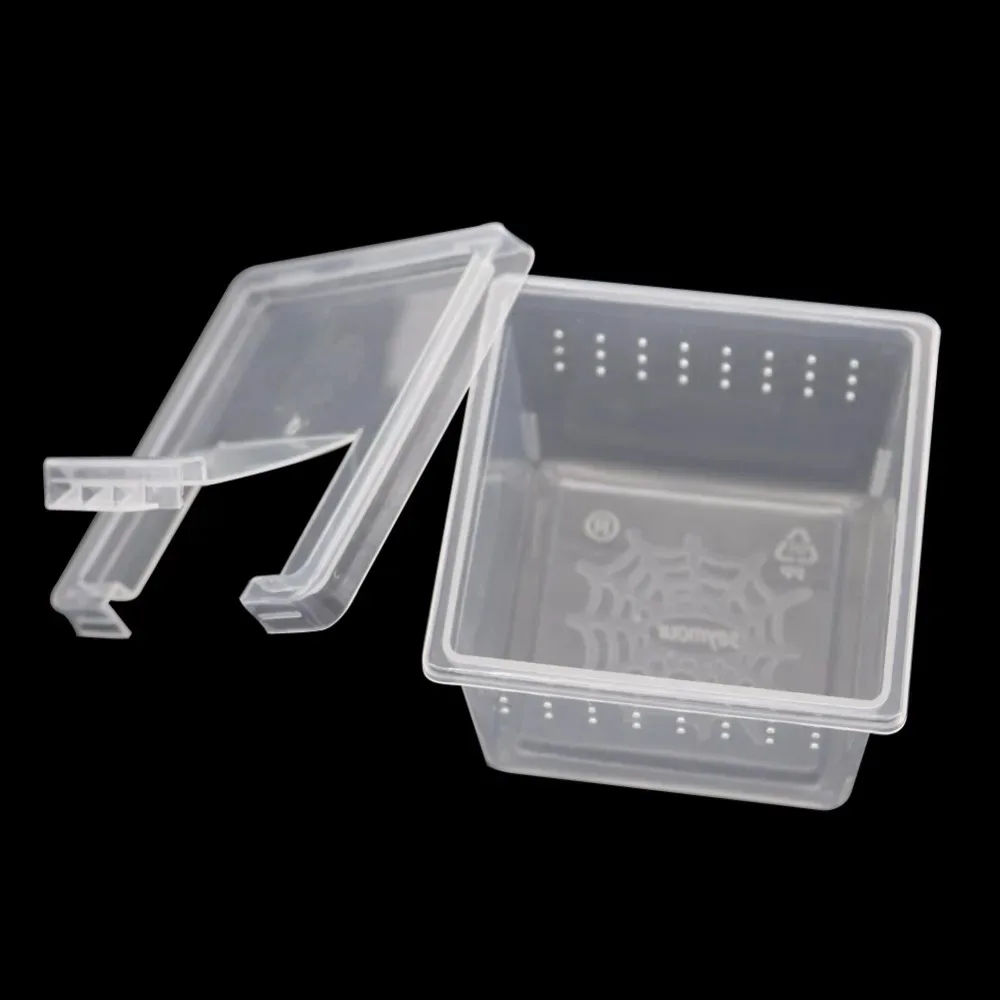 5 Pcs Insect Reptile Spider Hatching Container Frog Breeding Box Suitable For Scorpion Centipede Horned Frog Larvae Breeding Box