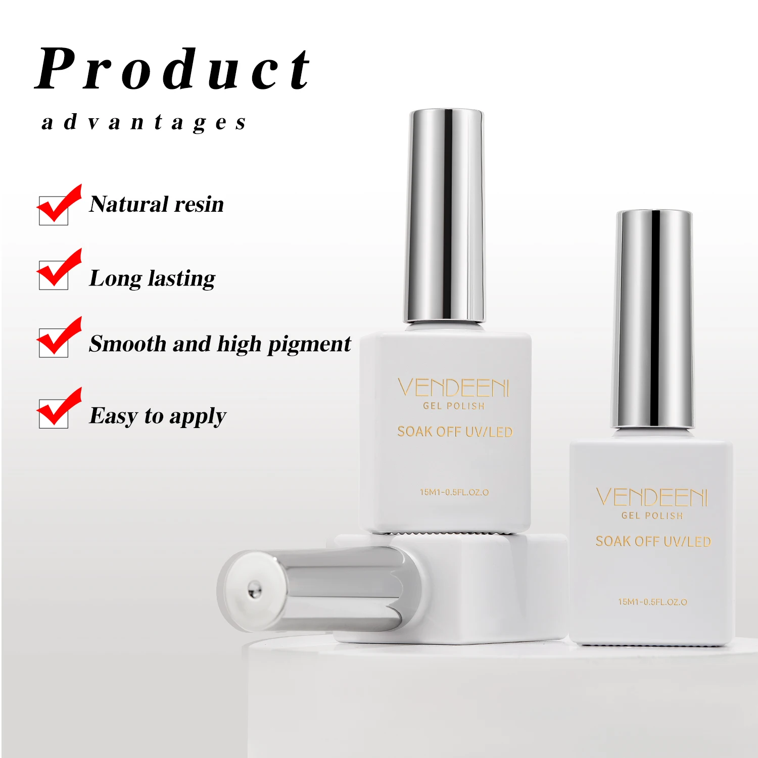 Vendeeni – ensemble de vernis à ongles Gel Pastel, Design Unique, 9 couleurs, bouteille de 15ml, fournisseur professionnel pour ongles