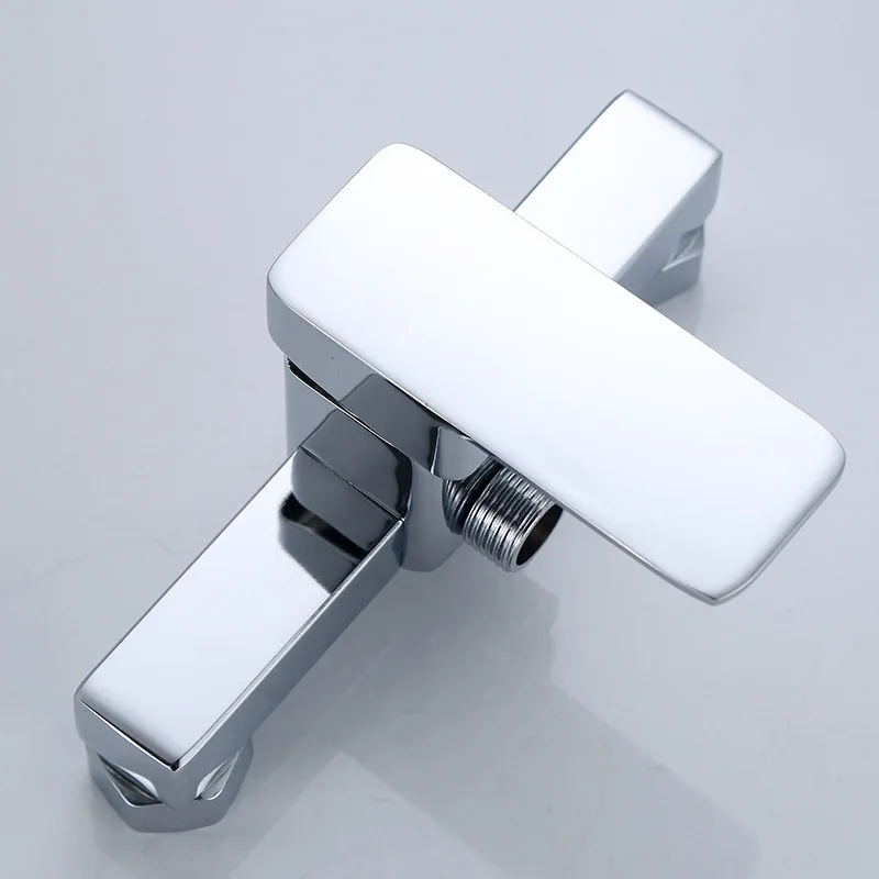 

Смеситель для душа, настенная установка, сплав, ванна, ванная комната, смеситель для горячей и холодной воды, современная однорычажная ручка