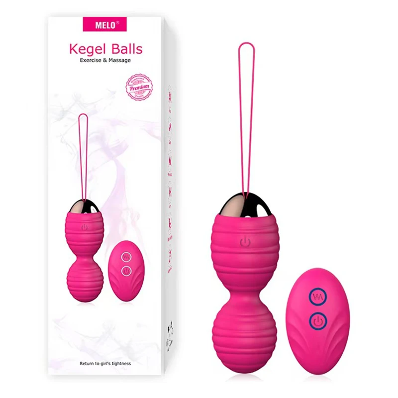 Vaginal tighten Exercise Kegel Balls 12 Speed Vibrating eggs Silicone Ben wa ball G Spot Vibrator Erotic sex toy for Women