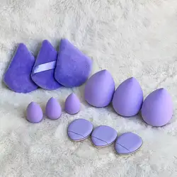 12pcs Makeup Sponge Blender Beauty Egg Soft Cosmetic Puff Foundation Sponges Powder Puff Women Make Up Accessories Beauty Tools