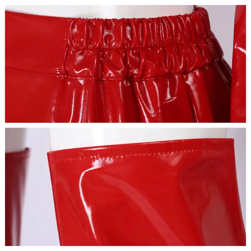 Japanisches Anime-Bulma-Leder-Cosplay-Kleid für Damen für Anime-Ausstellungskostüm-Set