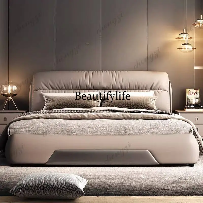 Z138 Australia Items Double Bed White Designs Heavy Wooden Style Double Bed Modern Floating Frame Cama Matrimonial