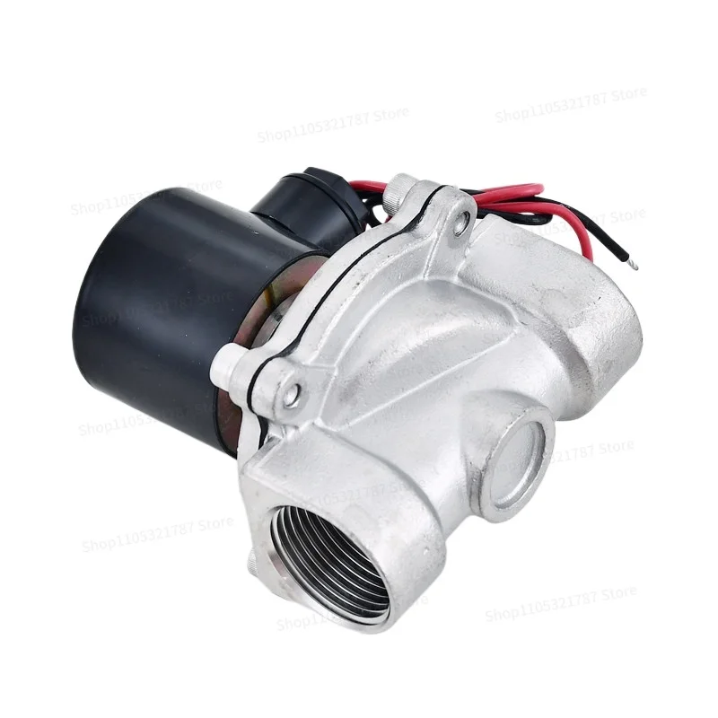 304/316L Stainless Steel Wire Buckle Solenoid Valve Water Valve 2W 24V Pipeline Solenoid Control Valve