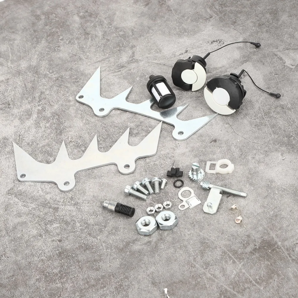 Metal and Plastic Chain Adjuster Set Black and White Compact Felling Dog Spike for Stihl MS361 MS360 MS362 MS380 MS381 034