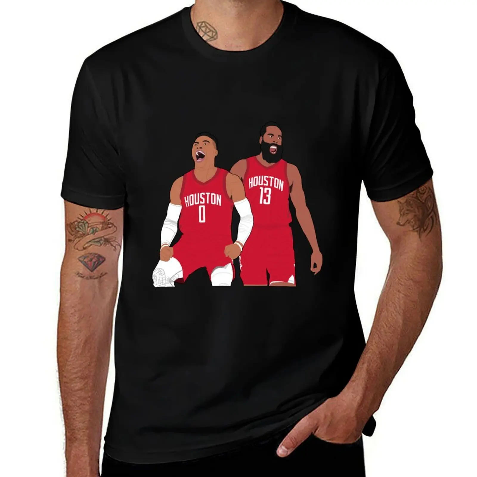 Westbrook and Harden T-Shirt Sport Basic Moisture Wicking Tee