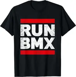 BMX Vintage Shirt Bike Bicycle Racing Gift Run BMX T-Shirt  Vintage T Shirt  Streetwear Mens Clothes Tops Camisas