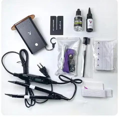 V-Light Hair Extension Machine Kit Fast Grafting Tool Firm and Traceless Tape Hair Extension Tool V Light Hair Mashine Extension