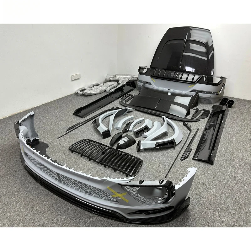 Premium Accessories MSY Style Auto Parts Dry Partial Carbon Fiber Body Kit With Hood Exhaust  2020+ Car Durable