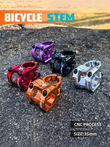 SHIKRA New Mountain Bike Power Stem 35mm Length 0 Degrees Road Bike Stem 31.8mm for 31.8mm Bicycle Handlebar Mtb Stem