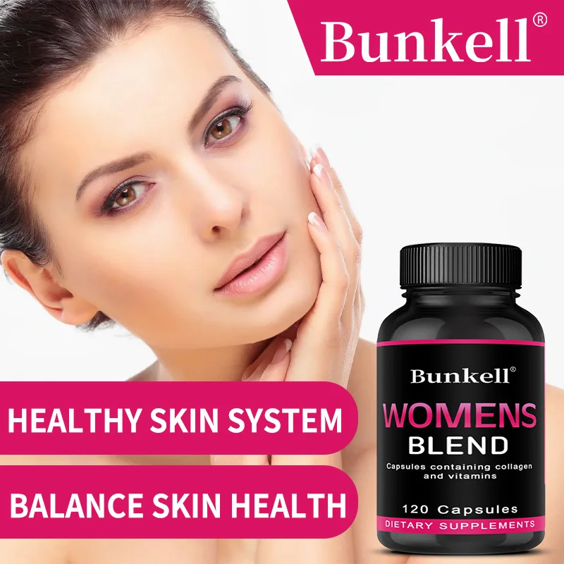 

Womens Collagen Containing Vitamin, Biotin Capsules – Hydrolyzed Collagen Hair, Skin, Nail & Joint Health, Gluten-Free