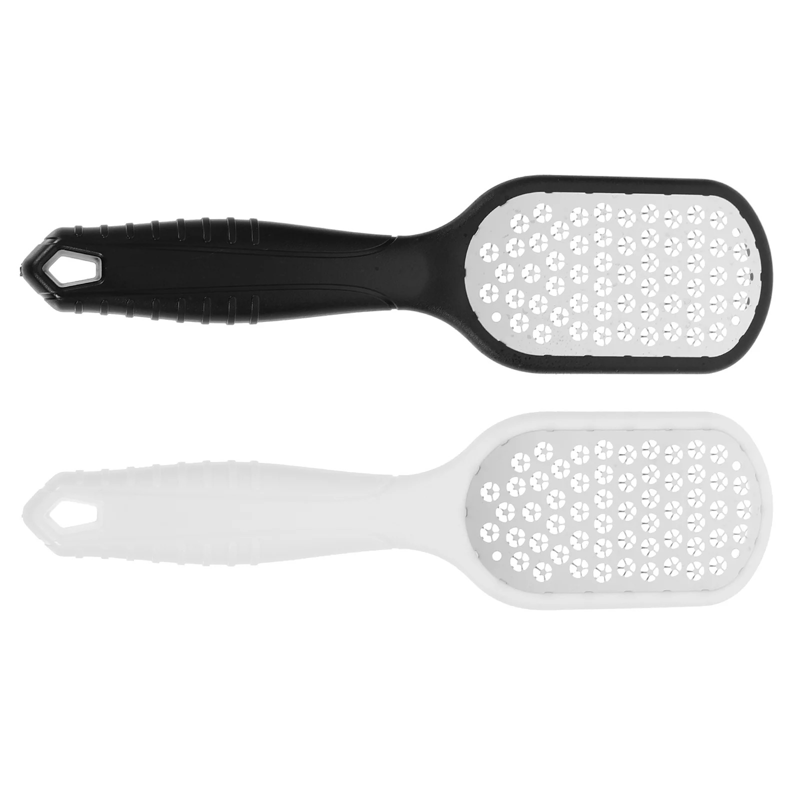 

2Pcs Stainless Steel Foot File Practical Callus Remover Pedicure Scrubber Handheld Dead Skin File Handheld Foot Trimmer Tool