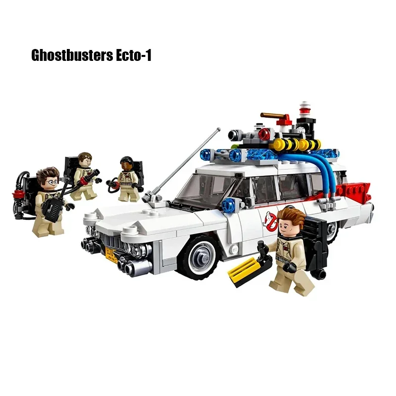 2021 New In Stock Friends 508pcs Ghost Busters Ecto-1 Building Blocks Brick Toys Christmas Gift Compatible 21108 Toys