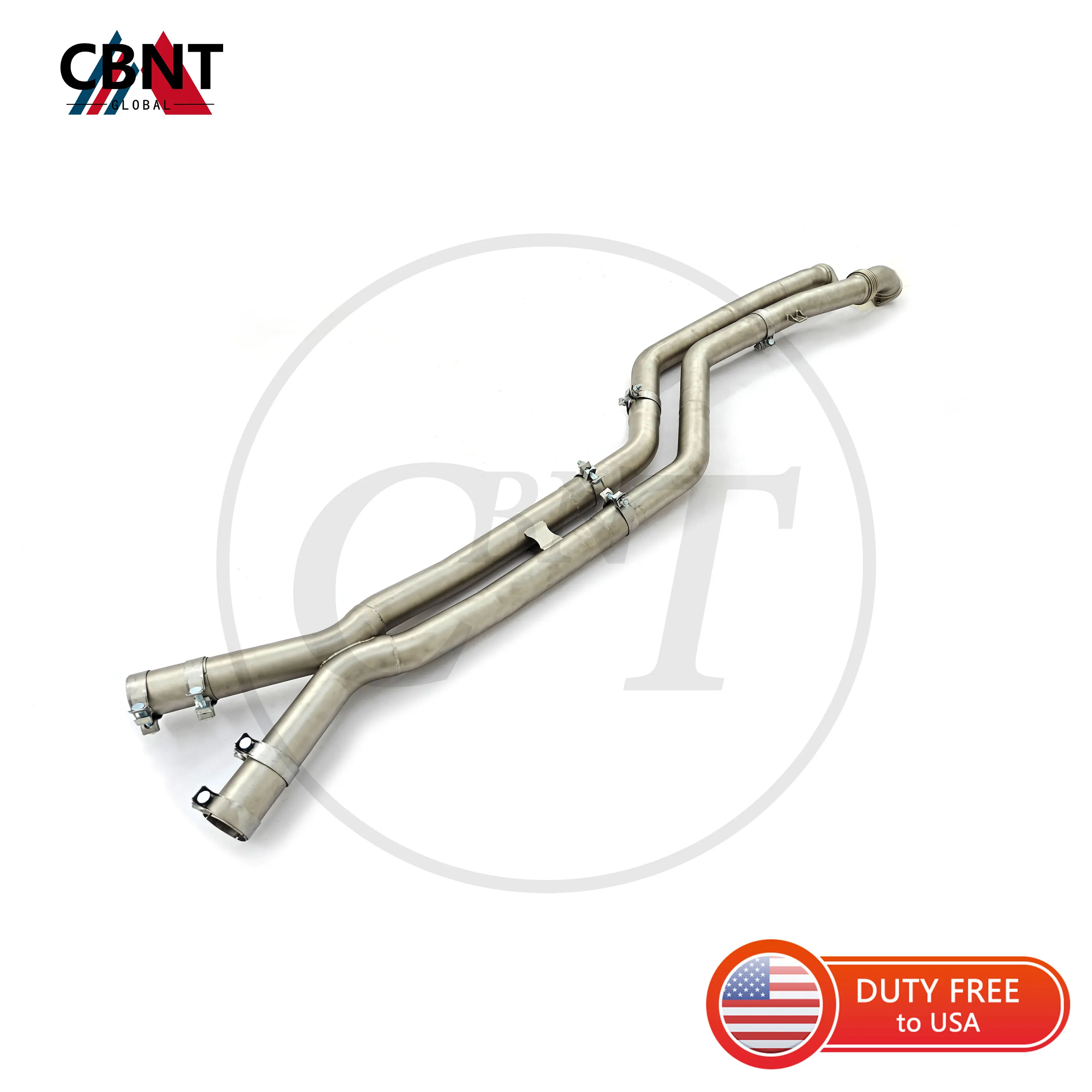 

CBNT New Design Stainless Steel Exhaust Midpipe for BMW G80 G82 M3 M4 S58 3.0T GT4 Style High Performance Exhaust Pipe