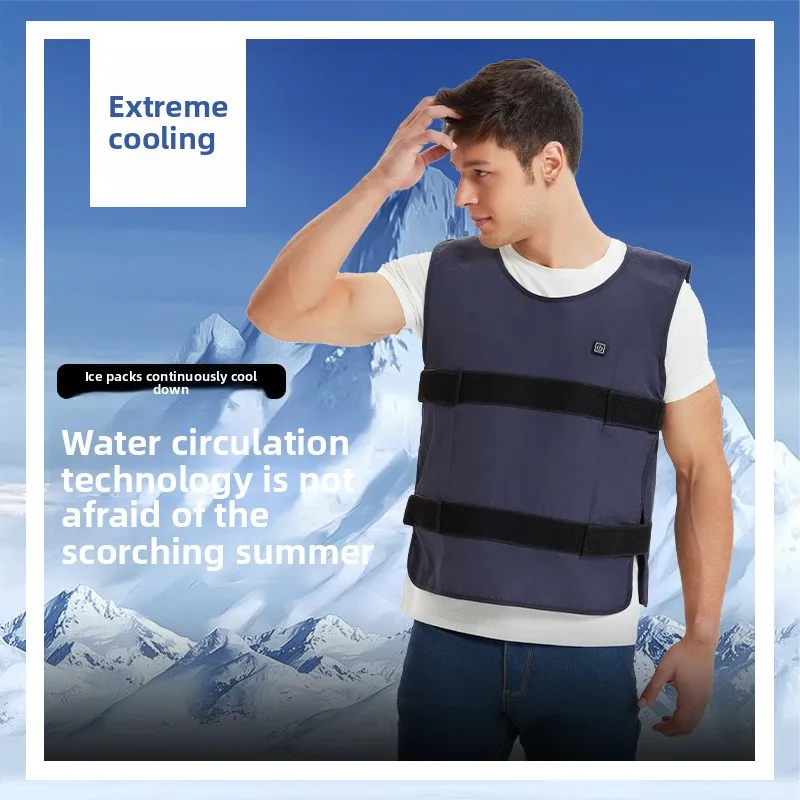 Summer Cooling Air Conditioner Suit Water Cooling Cycle Refrigeration Vest High Temperature Work Heatstroke Wearable Vest