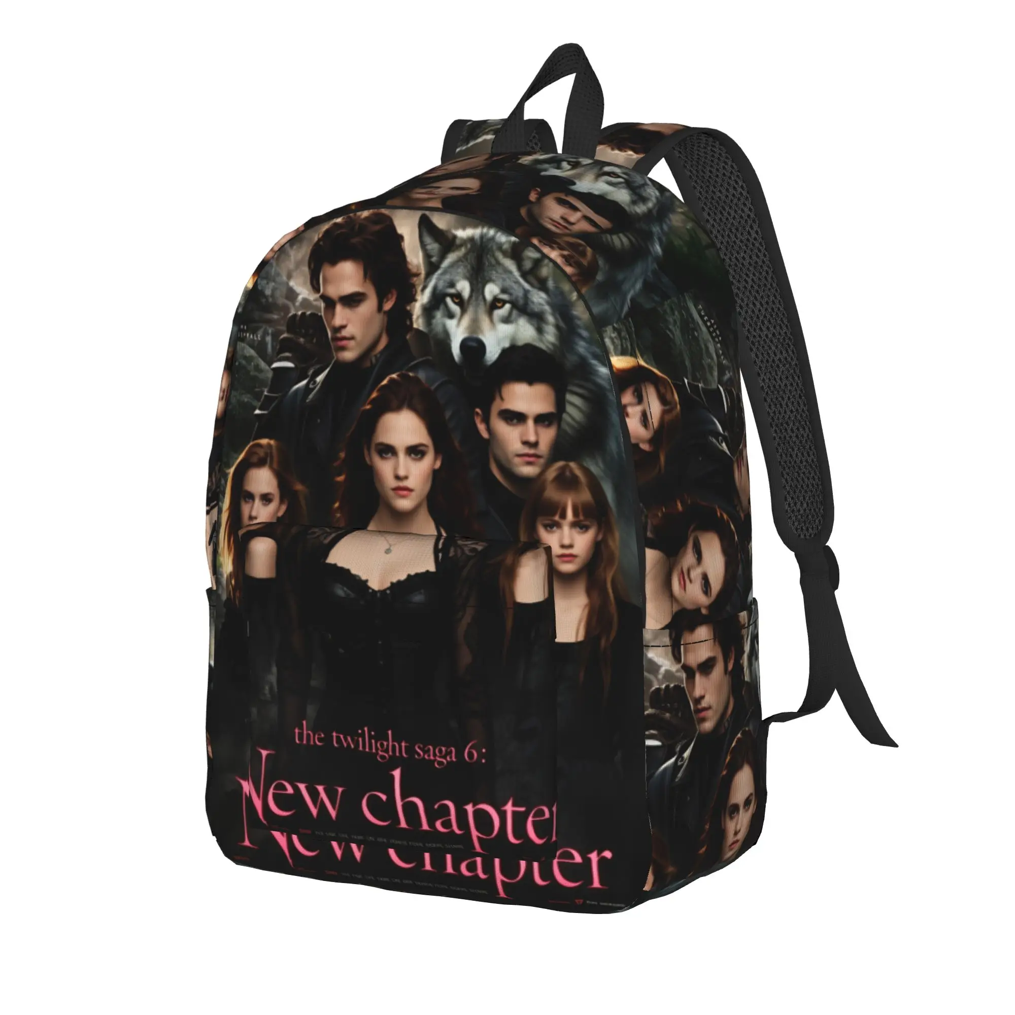 Decor Edward Backpack The Twilight Saga Travel Backpacks Student Unisex Cute School Bags High Quality Print Rucksack