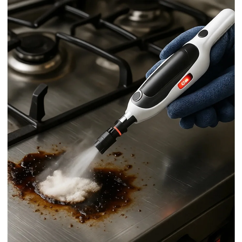 

Паровая швабра-очиститель 11-в-1 с баком 15 унций, шнуром 23 фута, съемная, многофункциональная, для пола, плитки, мебели