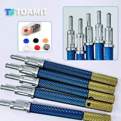 Imagen 1 del producto Localizador de tapas de retención de implante Dental, extracción de inserción extraíble, herramienta de núcleo Universal, Kit de fijación de sobredentadura