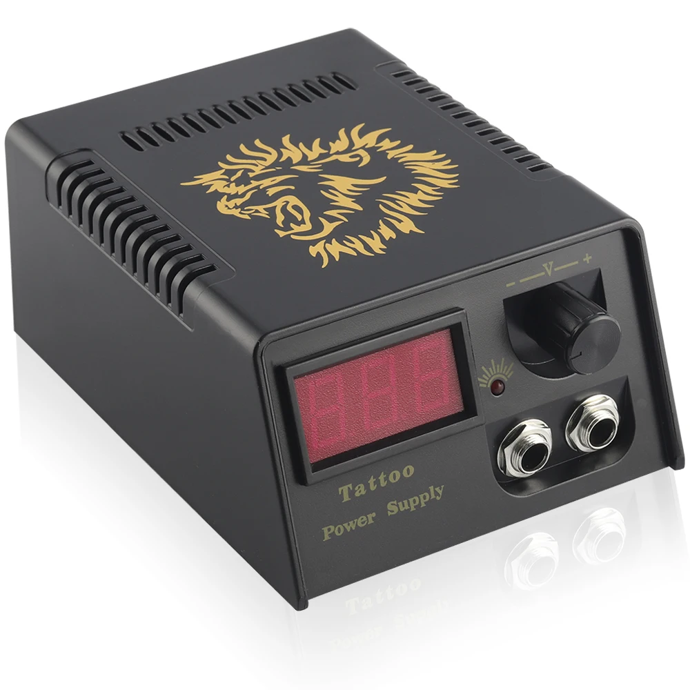 Digital Precision Tattoo Power Supply  LCD Display, Durable Power Bank for Rotary Pen & PMU Machines