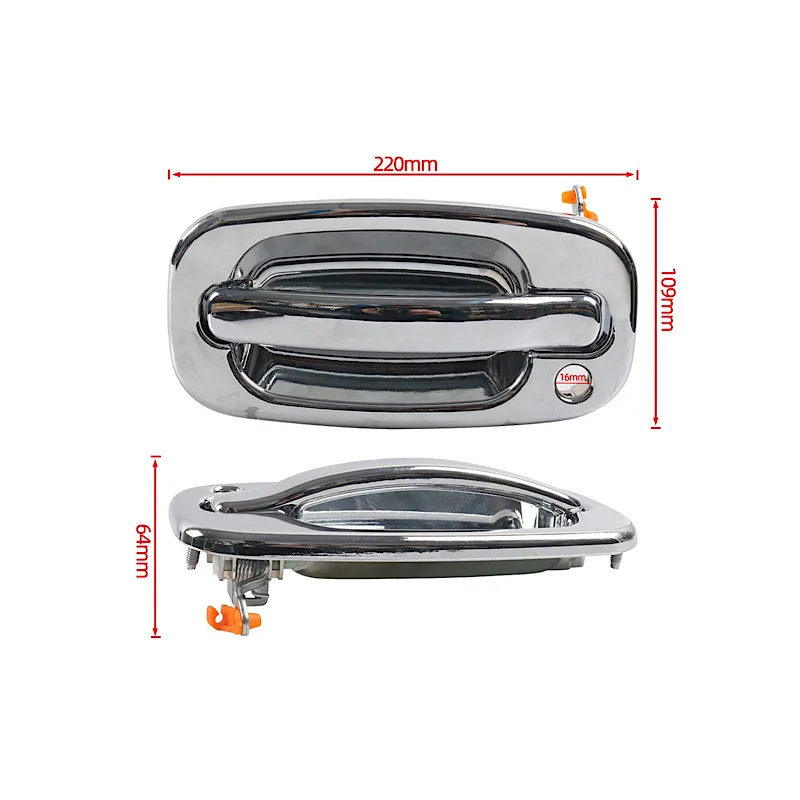 OE 15034985 15034986 Exterior Door Front Left/Right Handle Durable Outer Door Handle For Chevrolet