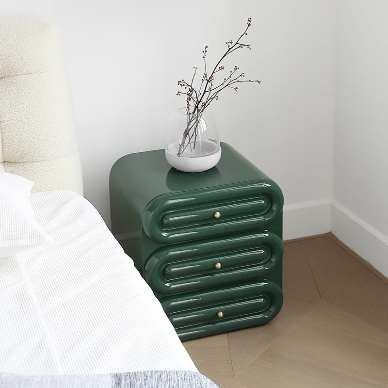 

Color Storage Night Table Small Nordic Drawer Narrow Organizer Unique Nightstands Luxury Design Cabeceros Furniture Bedroom