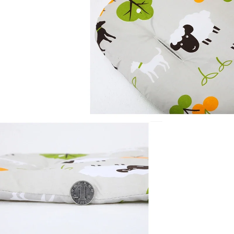 Baby Kids Cotton Fabric Highchair Cushion Pad Mat Booster Seats Cushion Pad Mat Feeding Chair Cushi on Pad Stroller Cushion Mat