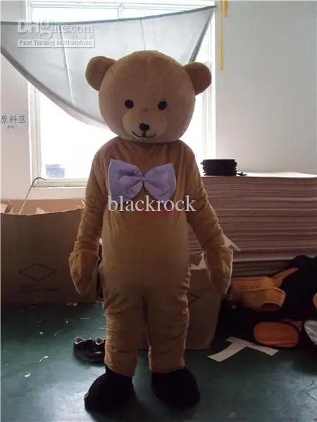 New Adult Hot Sale Foam Cute Brown Bear Fancy Cartoon Mascot Costume Plush Christmas Fancy Dress Halloween Mascot Costume