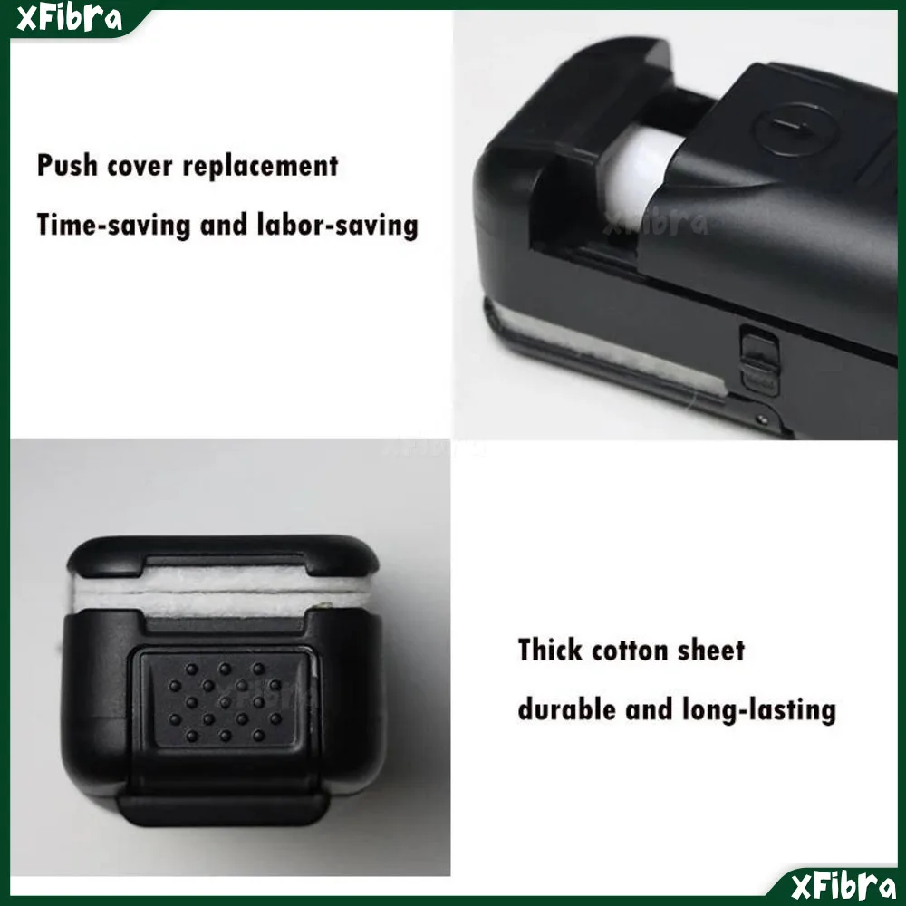 FC-01 FTTH Fiber Wiping Clip Optical Cleaner with Alcohol Storage Bottle