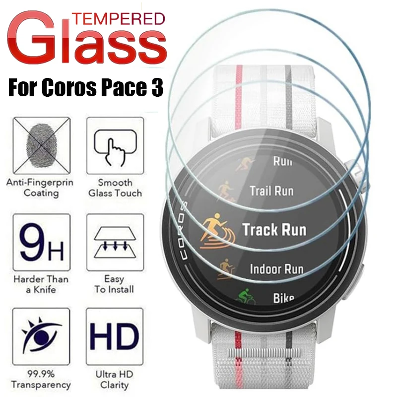 Tempered Glass For COROS Pace 3 Accessories HD Clear Watch F