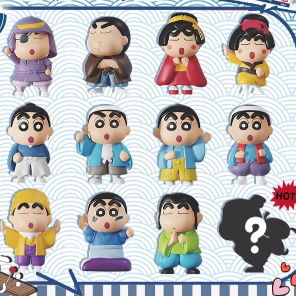 

Crayon Shin-chan Desktop Ornament Nohara Himawari Shin-chan Cute Originality Kimono Series Mini Rice Grains Decorative Toys