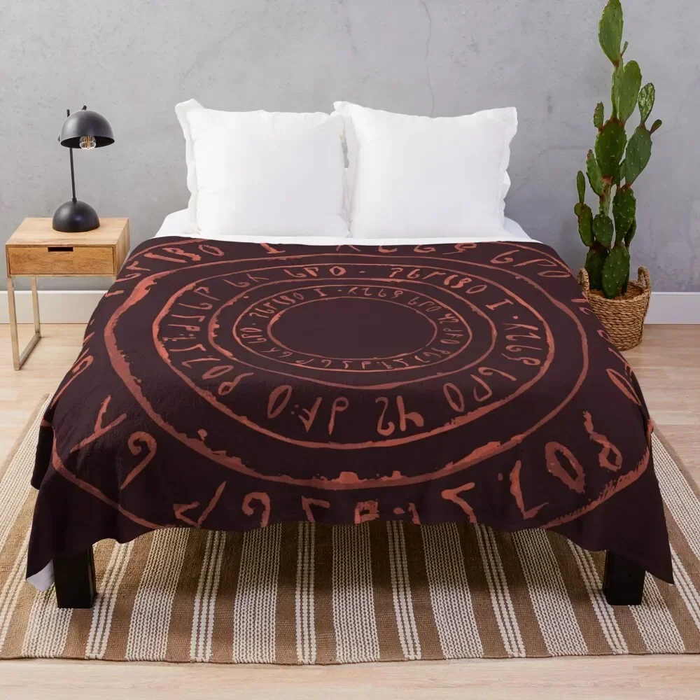 

Noita Rune Circles Throw Blanket Spring Fall Cozy Throw Blanket for Couch