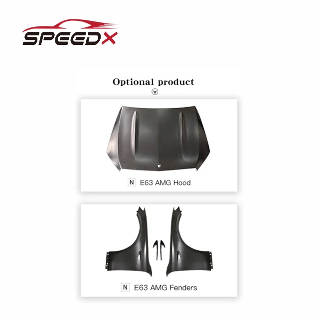 For  W213 E Class Upgrade E63 BodyKit Front Rear Bumper Grille Hood Fender Side Skirt Exhaust Pipe Bumper Kits