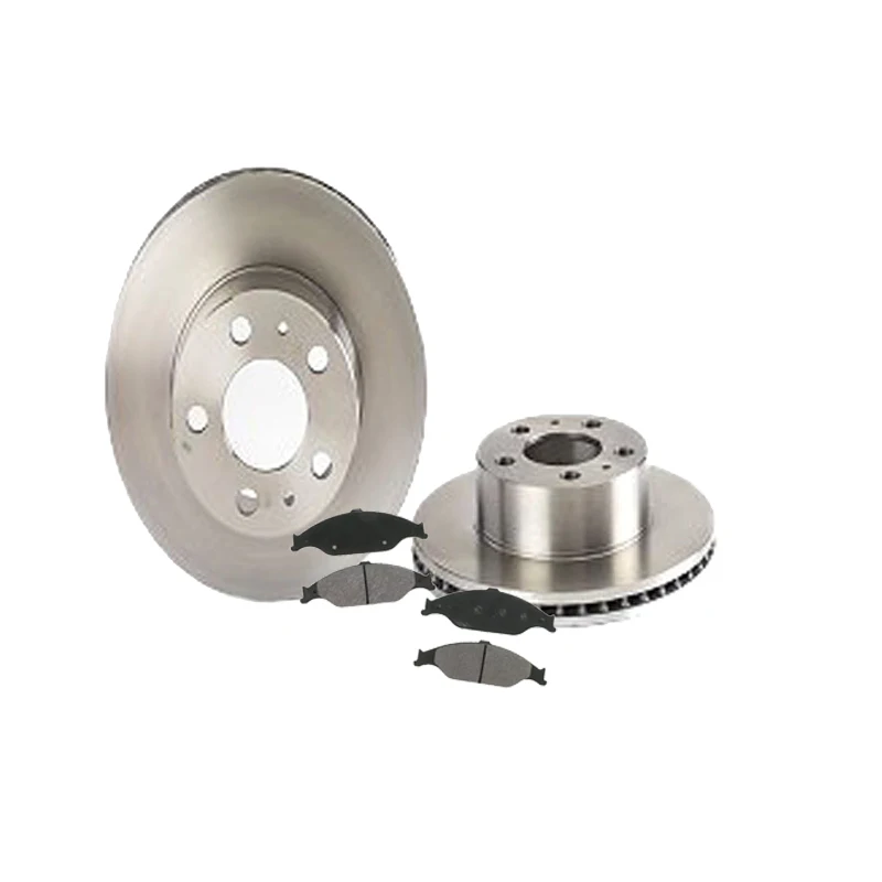 Front Brake kit with Drilled/Slotted Rotors and Ceramic pads for  Ford Mustang