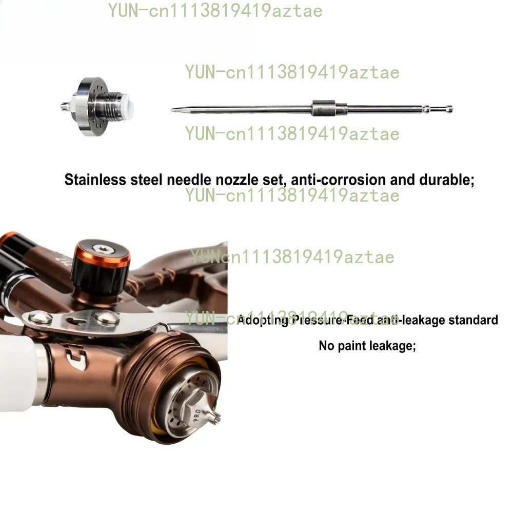 PRD-717 High Quality 1.3mm Folio Nozzle Automotive Gravity  Pneumatic Air Spray  Automotive Repair