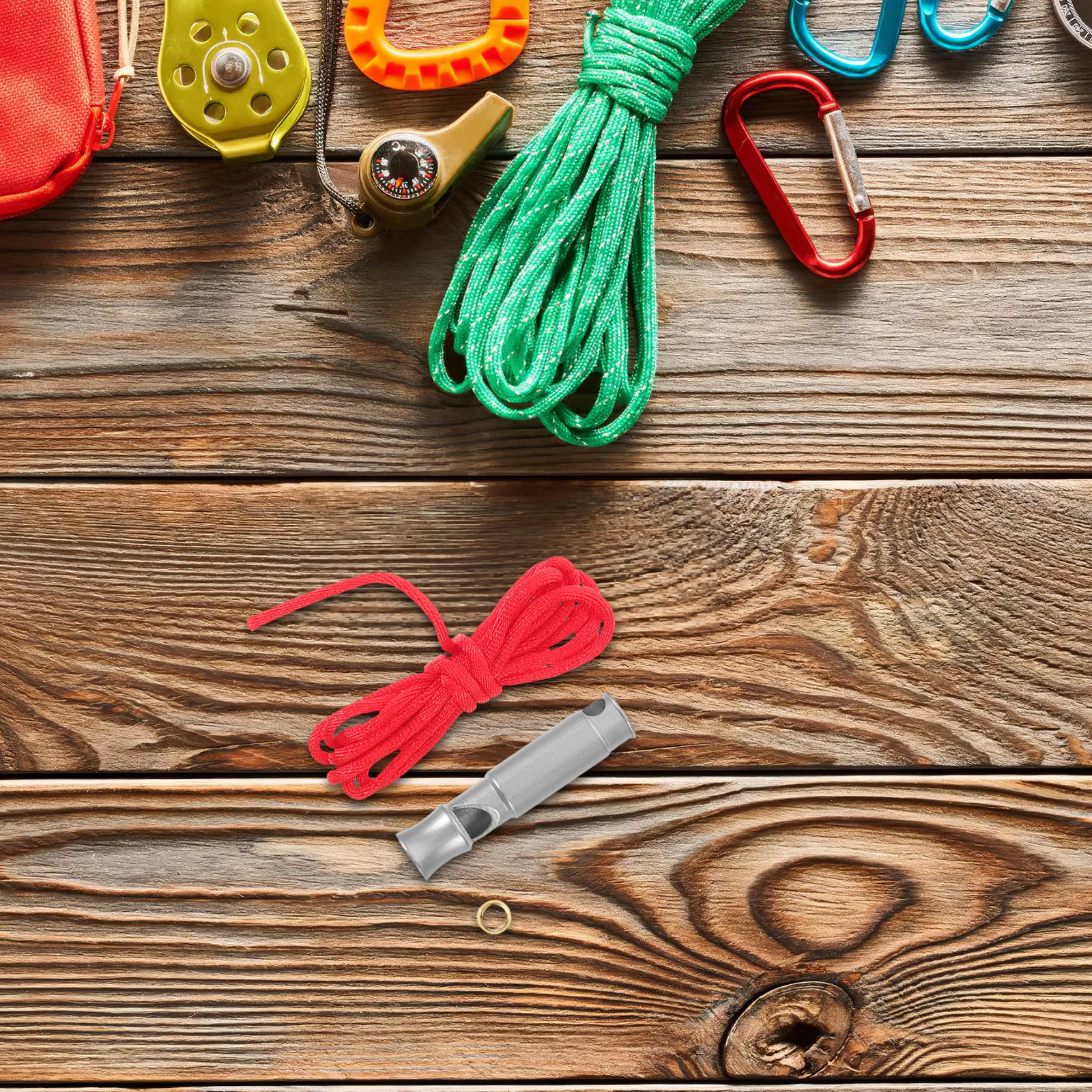 

2 шт. громких аварийных свистков из нержавеющей стали для выживания, туризма, кемпинга, спасения на открытом воздухе, с высоким уровнем звука