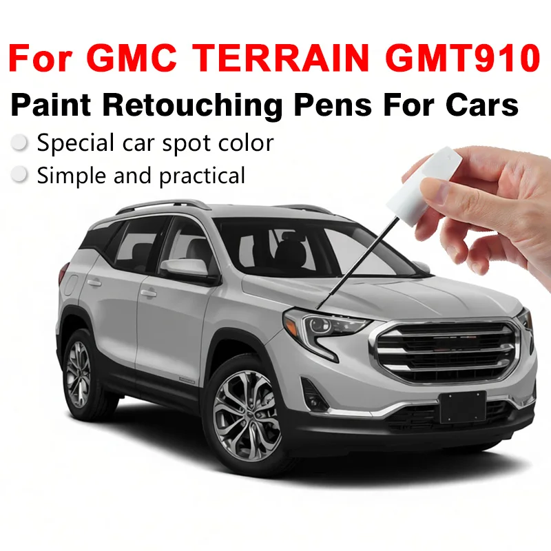 For GMC TERRAIN GMT910 Professional Car Paint Touch Up Pen Covers Small Scratches Restores Color Improves Vehicle Appearance
